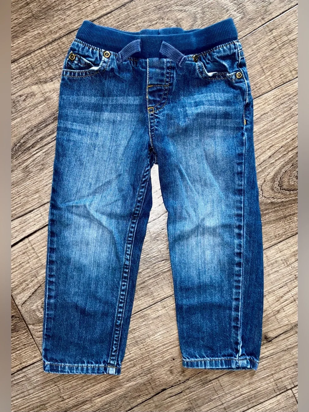 Carter's Blue Pull-On Straight Jeans